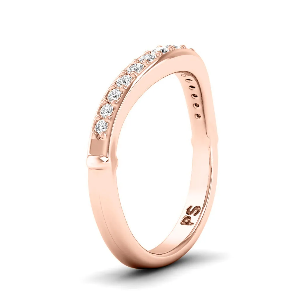 0.20 CT Round Cut Diamonds - Wedding Band