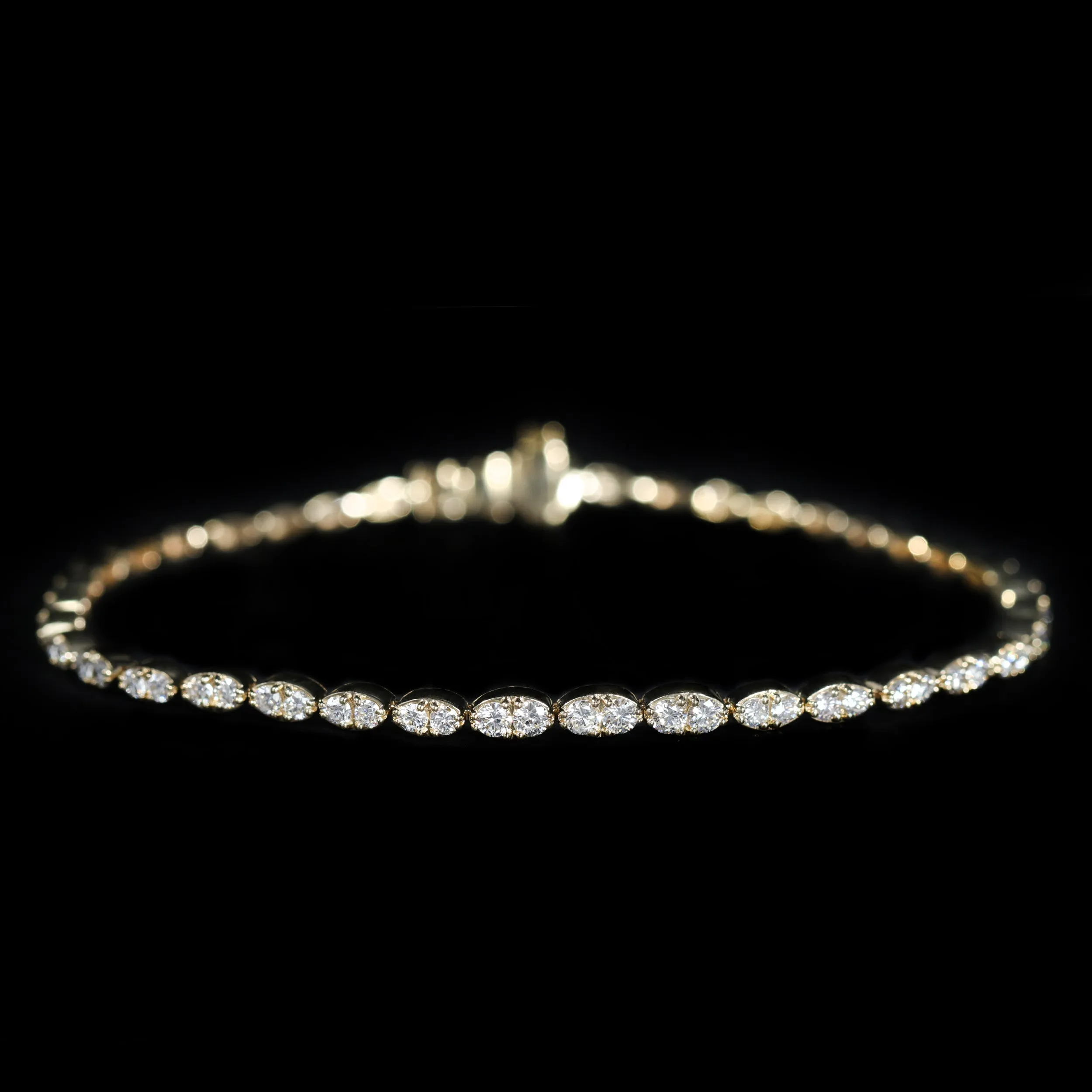 14K Yellow Gold 2.00 CTW Diamond Bracelet