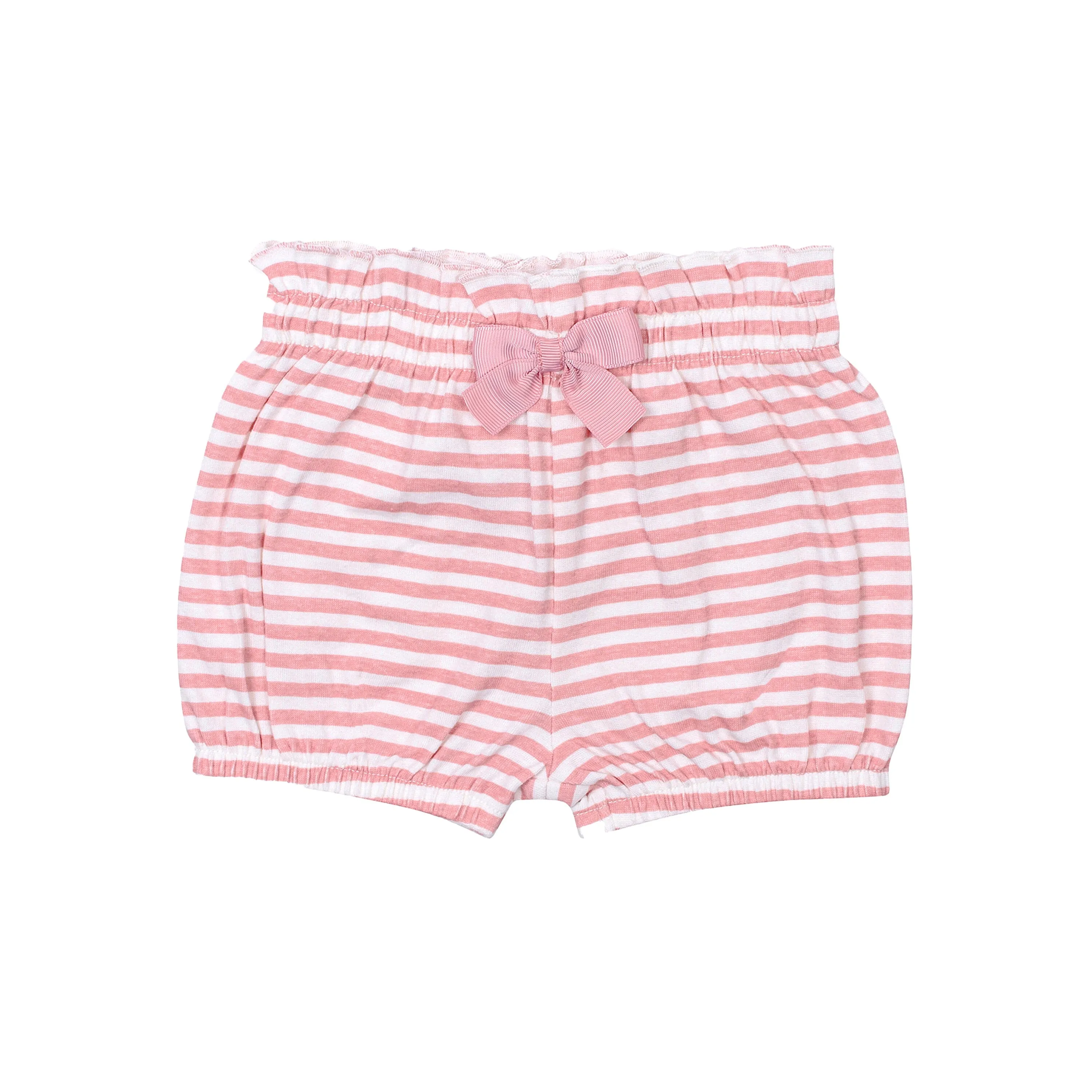 4-Pack Baby Girls Pink Floral Bloomer Shorts