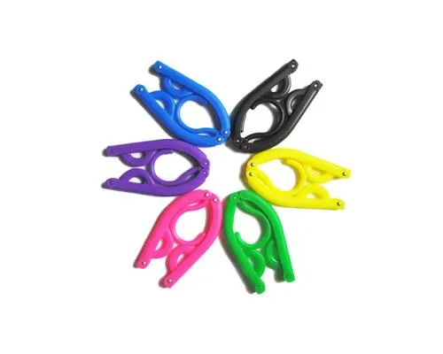 5 Pcs Plastic Folding Clothes Hanger - Blue