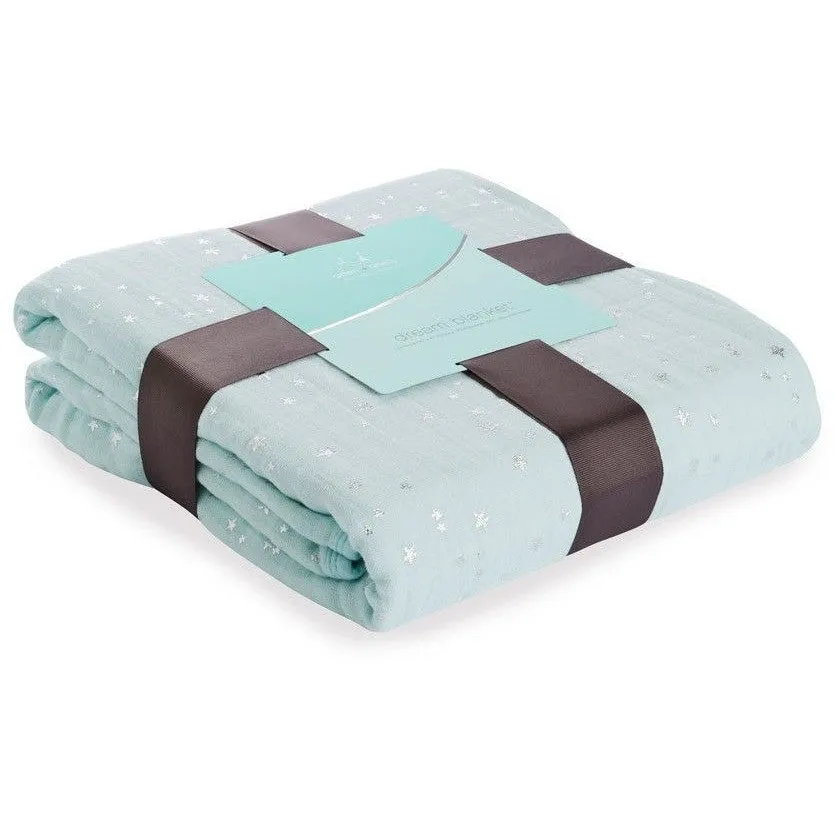 Aden and Anais - Dream Blanket - Metallic Skylight