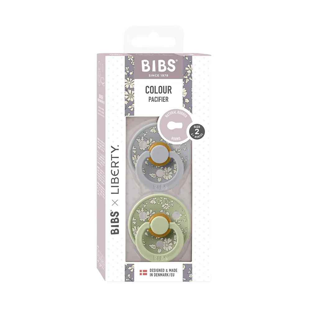 BIBS X LIBERTY, Pacifier 2 Pk, Capel Sage Mix