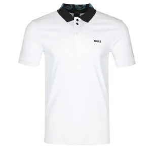 BOSS Paule 1 Polo Shirt in White