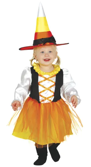 Candy Corn Witch Toddler Costume