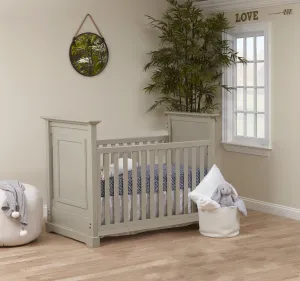 Cape Cod 3-in-1 Convertible Island Crib Light Gray