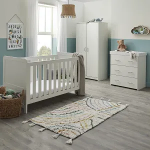 Caro 3 Piece Room Set - White Wash