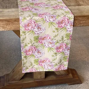 Cotton Runner - Eloise Tea Stain