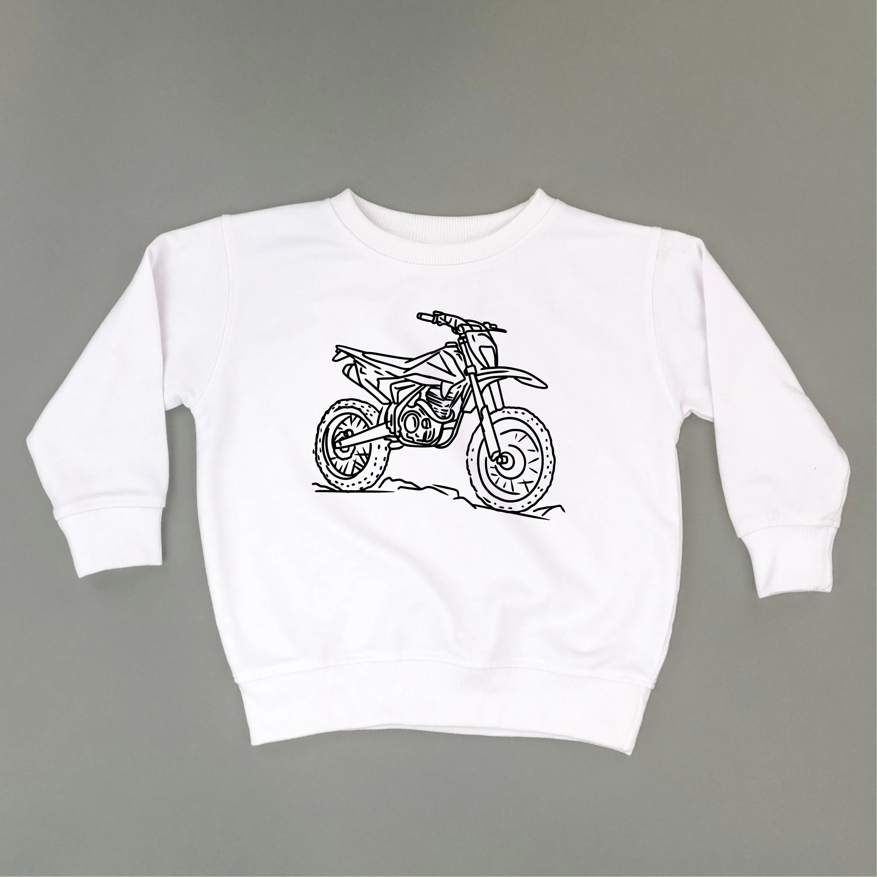 DIRT BIKE - Minimalist Design - Child Sweater