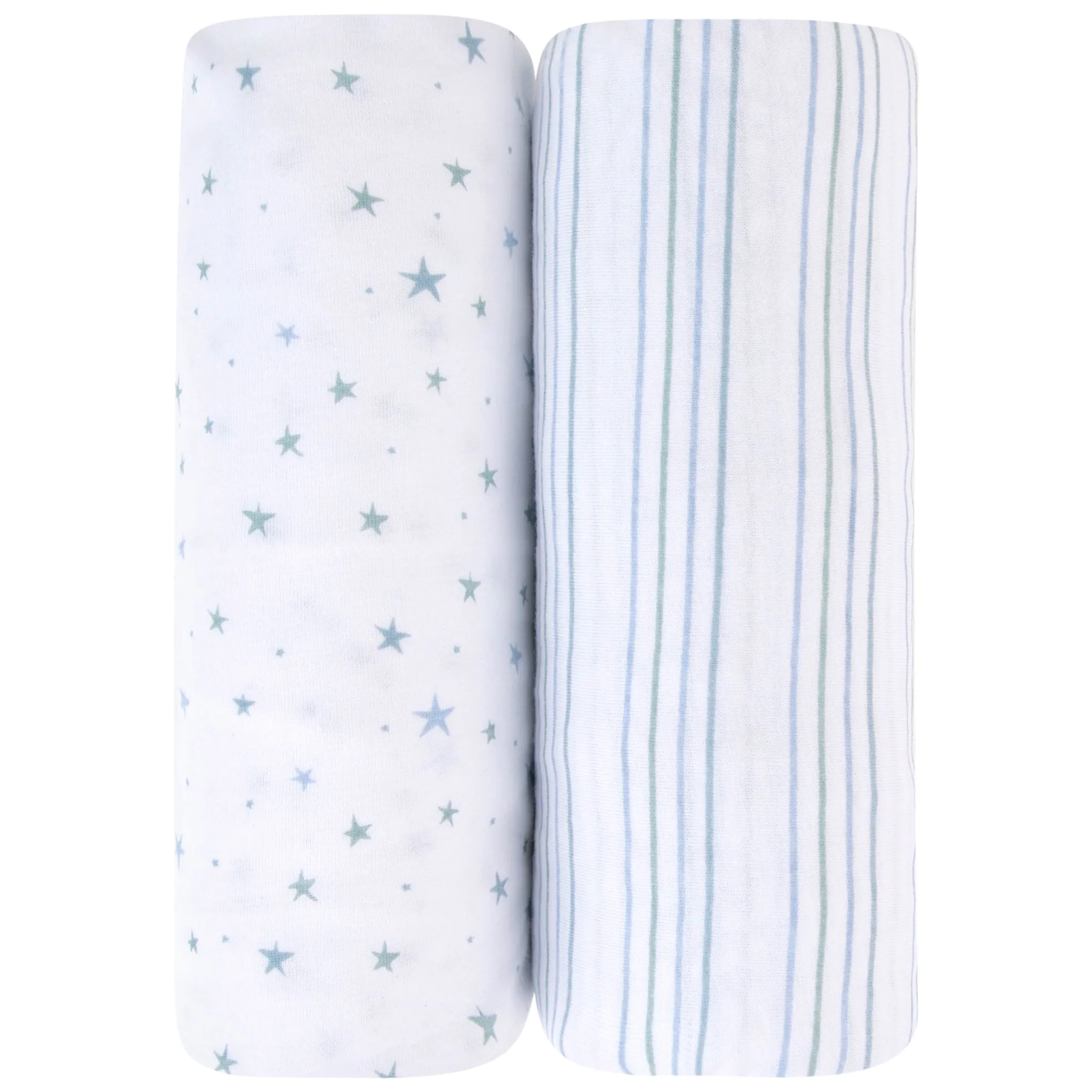 Ely's & Co. Cotton Crib Sheet - 2 Pack