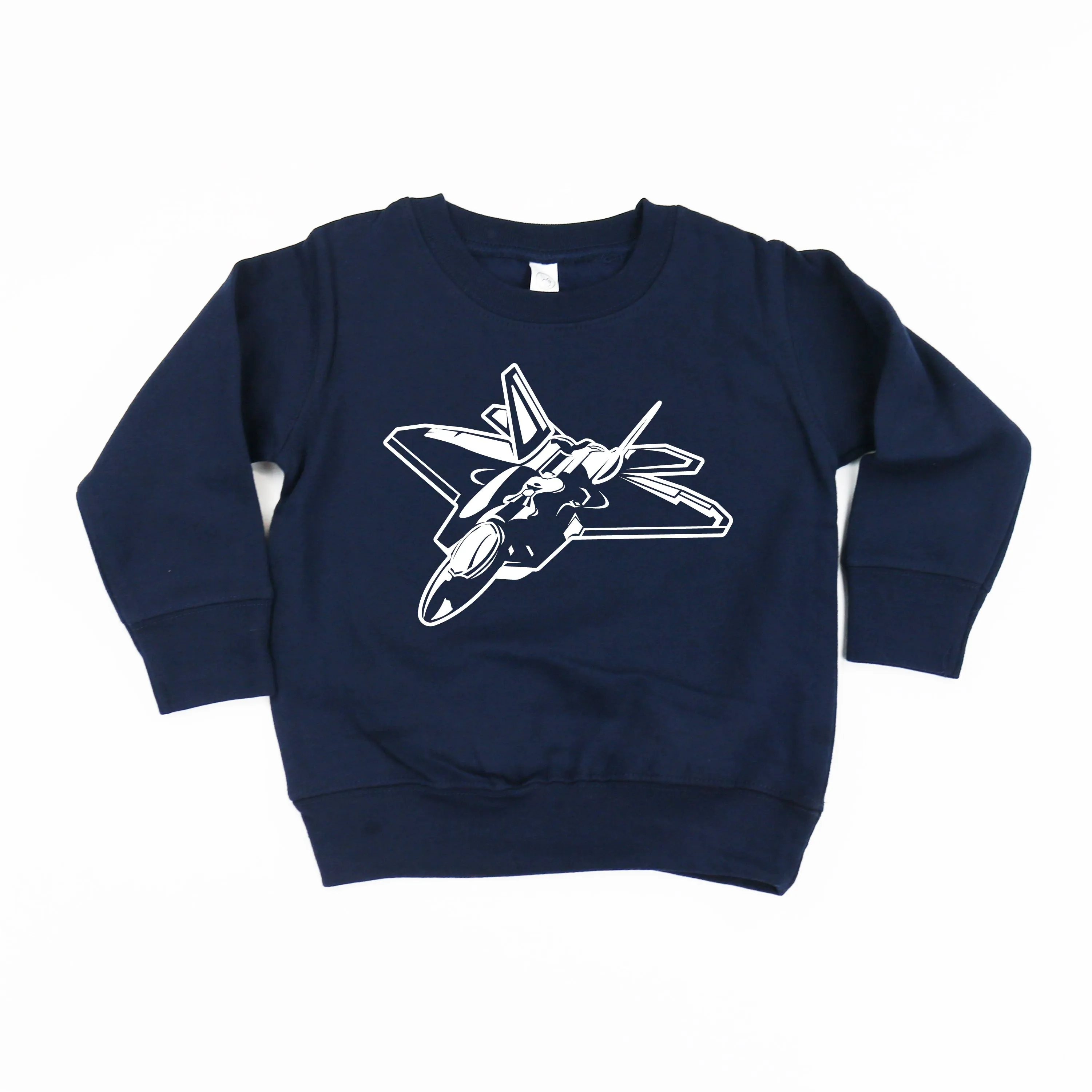 FIGHTER JET - Minimalist Design - Child Sweater