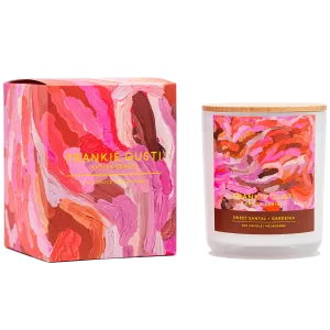 Frankie Gusti Artist Series Candle - Sweet Santal   Gardenia Erin Reinboth