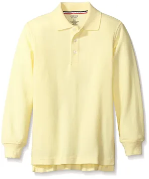 French Toast Boys' Long-Sleeve Pique Polo Shirt