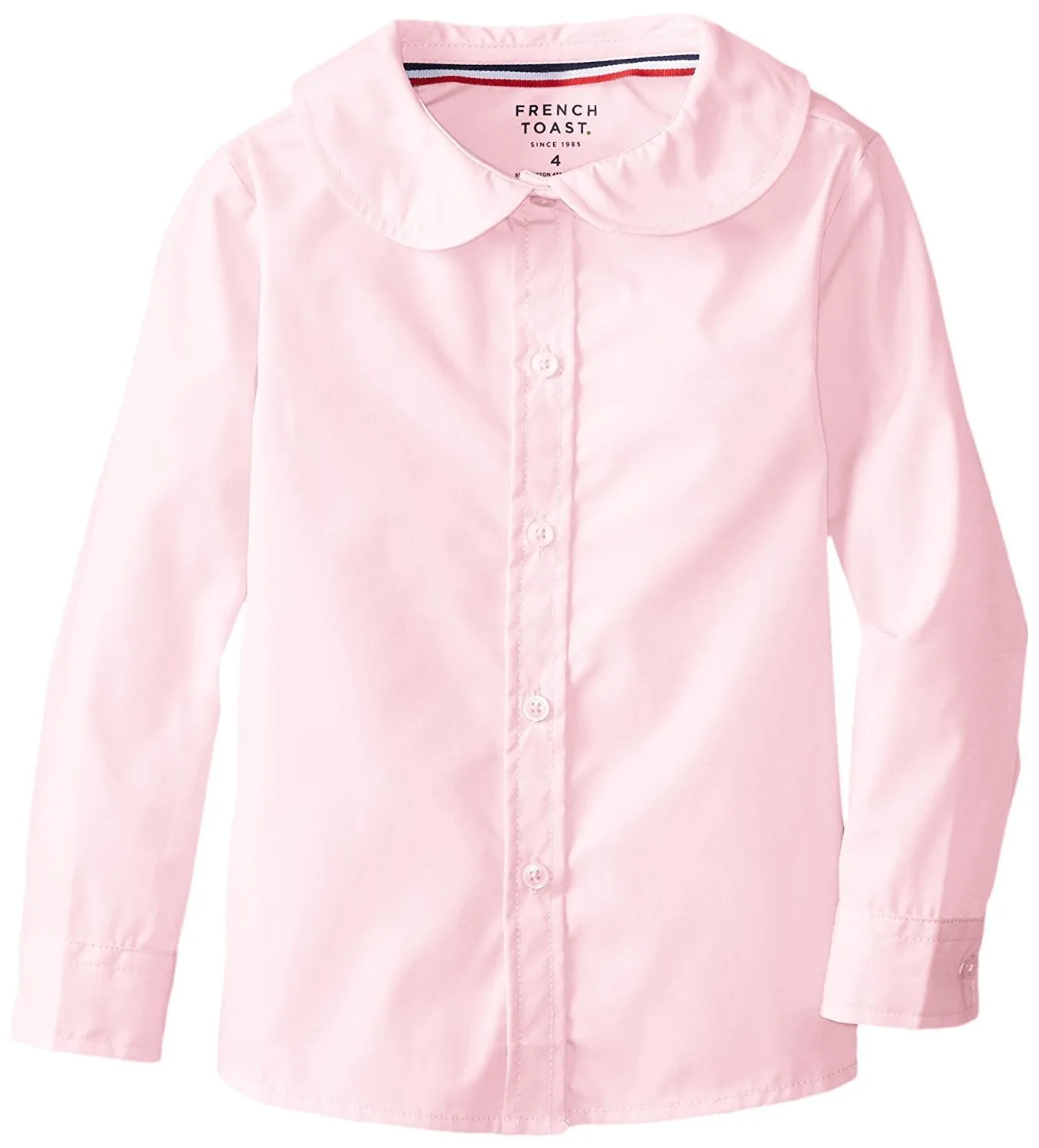 French Toast Girls' Long Sleeve Peter Pan Blouse