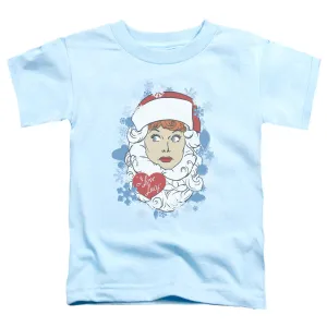 I Love Lucy Beard Flakes Toddler Kids Youth T Shirt Light Blue