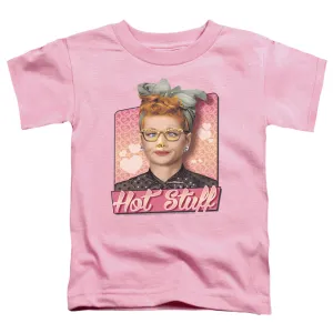 I Love Lucy Hot Stuff Toddler Kids Youth T Shirt Pink