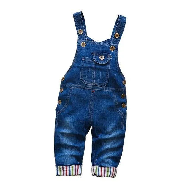 Kids Denim Pants Toddler  Jeans Jumpsuit Clothes