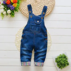 Kids Denim Pants Toddler  Jeans Jumpsuit Clothes