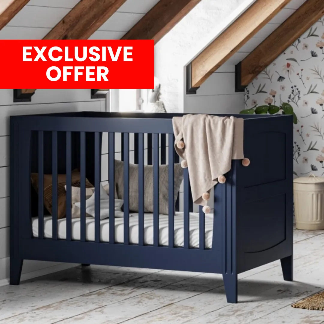 Milenne Indigo Cot, Compactum & Changer Bundle