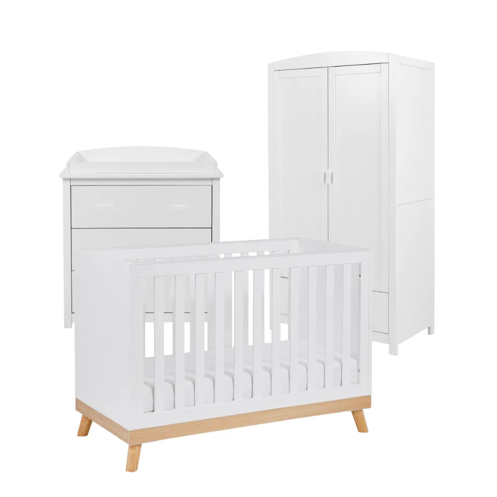 Mona Mini 3 Piece Room Set - White