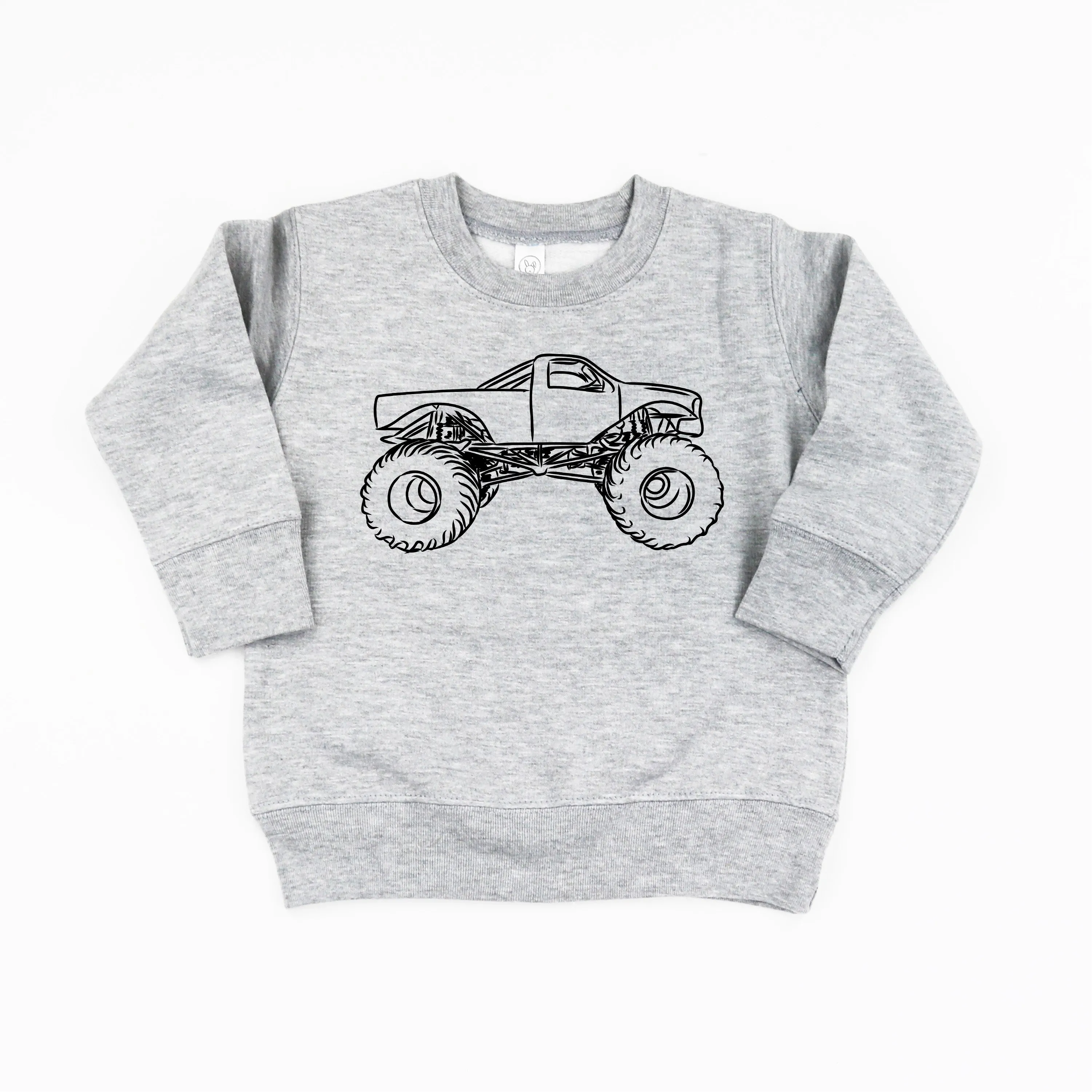 MONSTER TRUCK - Minimalist Design - Child Sweater