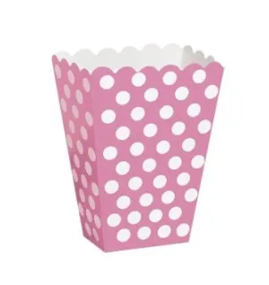 Pink Polka Dot Treat Boxes