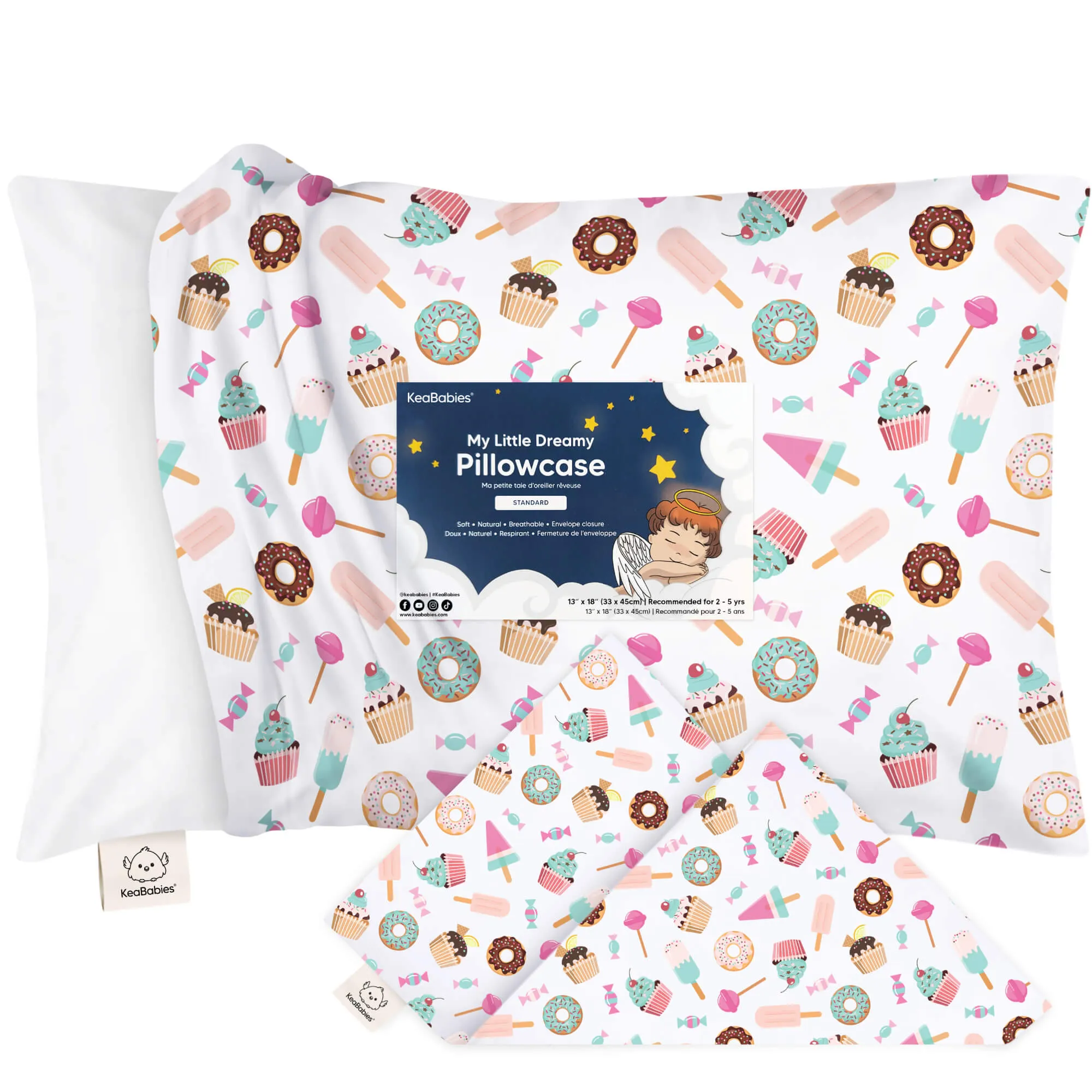 Printed Toddler Pillowcase 13X18"