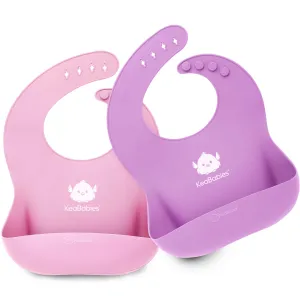 Silicone Bibs (Cotton Candy)