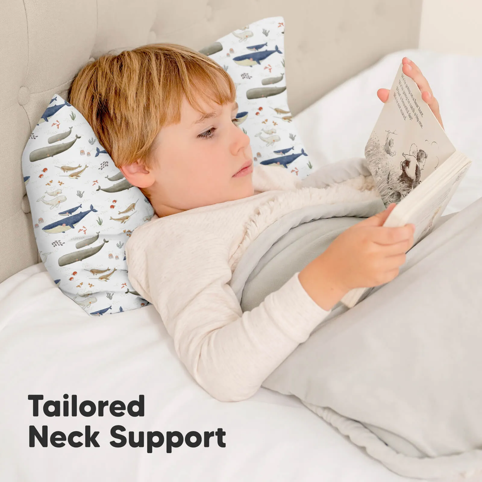 Toddler Pillow with Pillowcase (Marine)