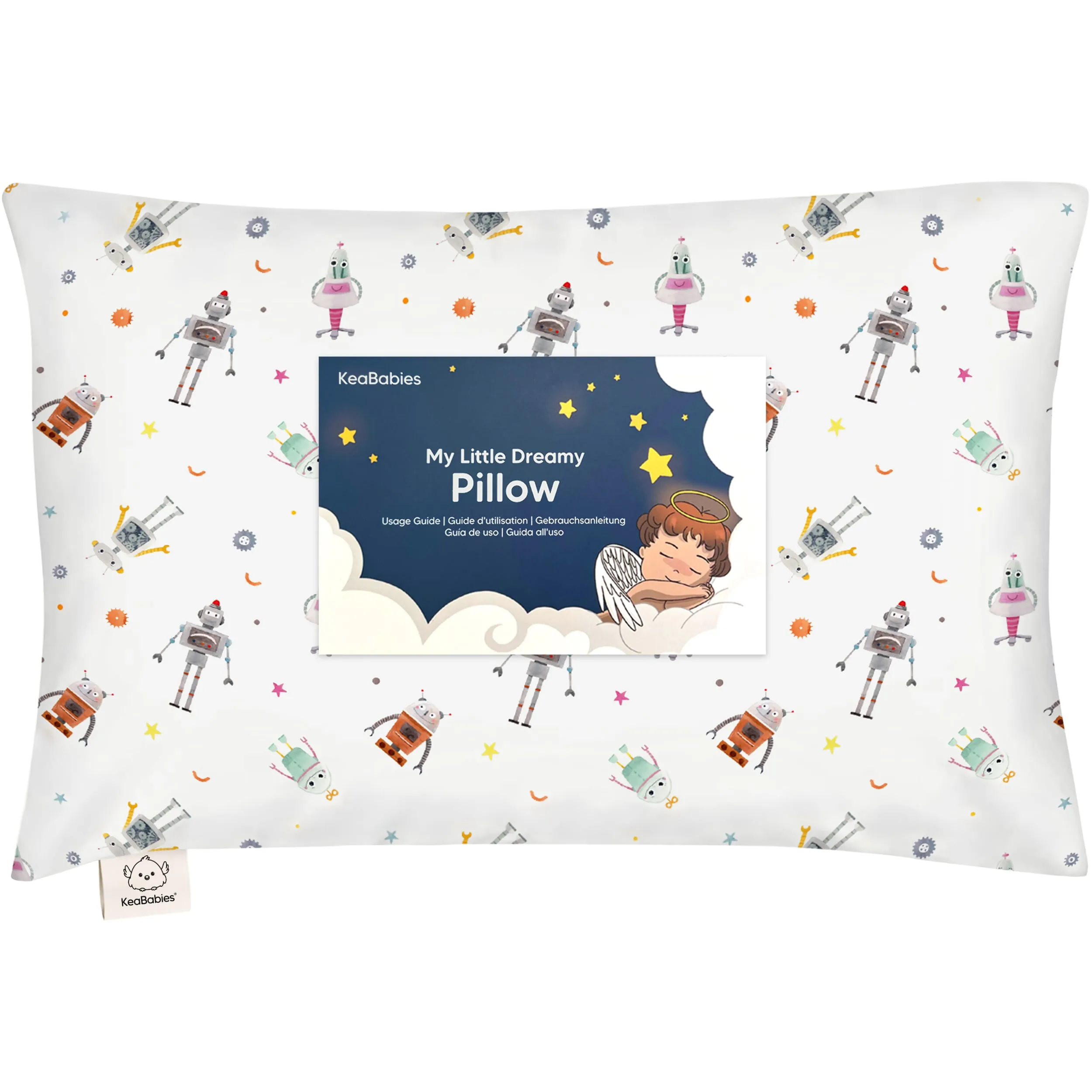 Toddler Pillow with Pillowcase (Robo Pals)