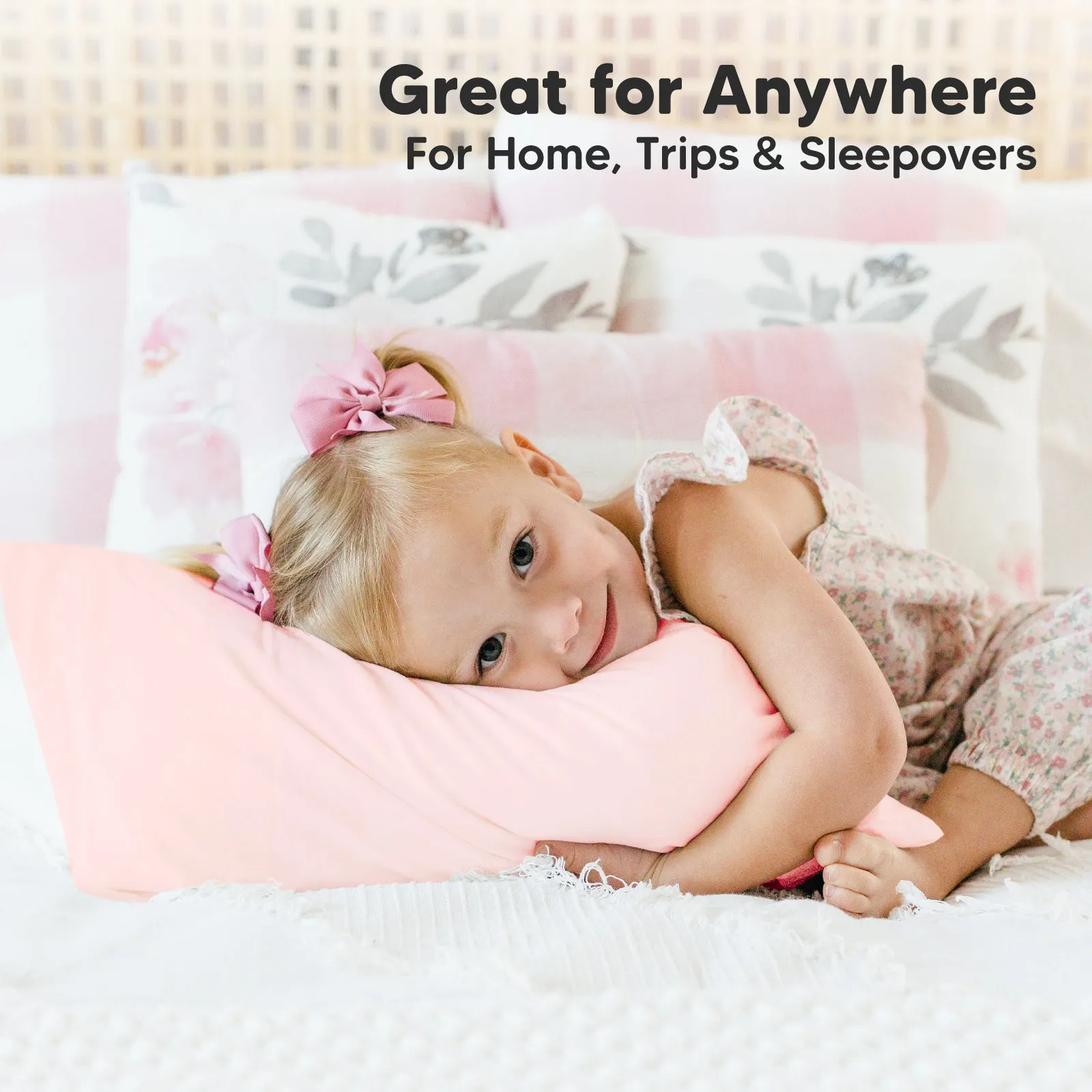 Toddler Pillowcase 13X18" (Mist Pink)