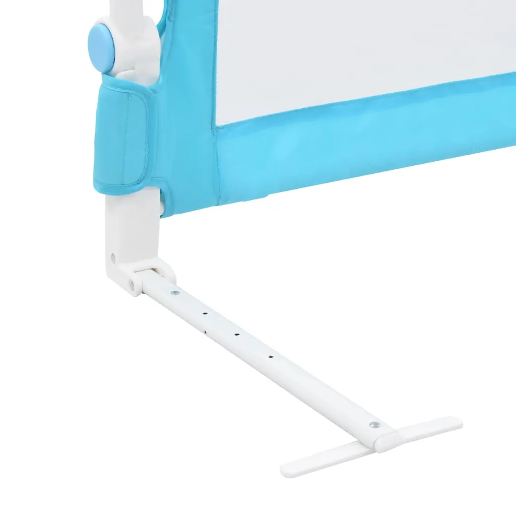 Toddler Safety Bed Rail Blue 120x42 cm Polyester